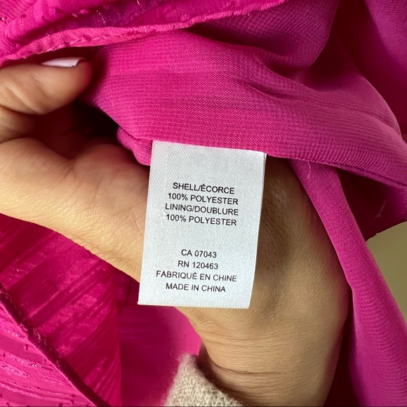 Joie Fuchsia Ruffle Edges Tank Top Size S - Picture 7 of 10